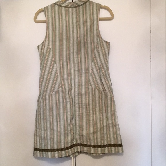 Burning Torch | Anthropology Striped Cotton Dress - Picture 5 of 8
